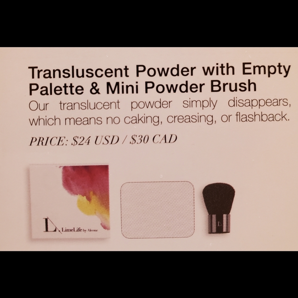 Translucent Powder with Empty Palette & Mini Brush